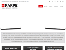 Tablet Screenshot of karpe.com